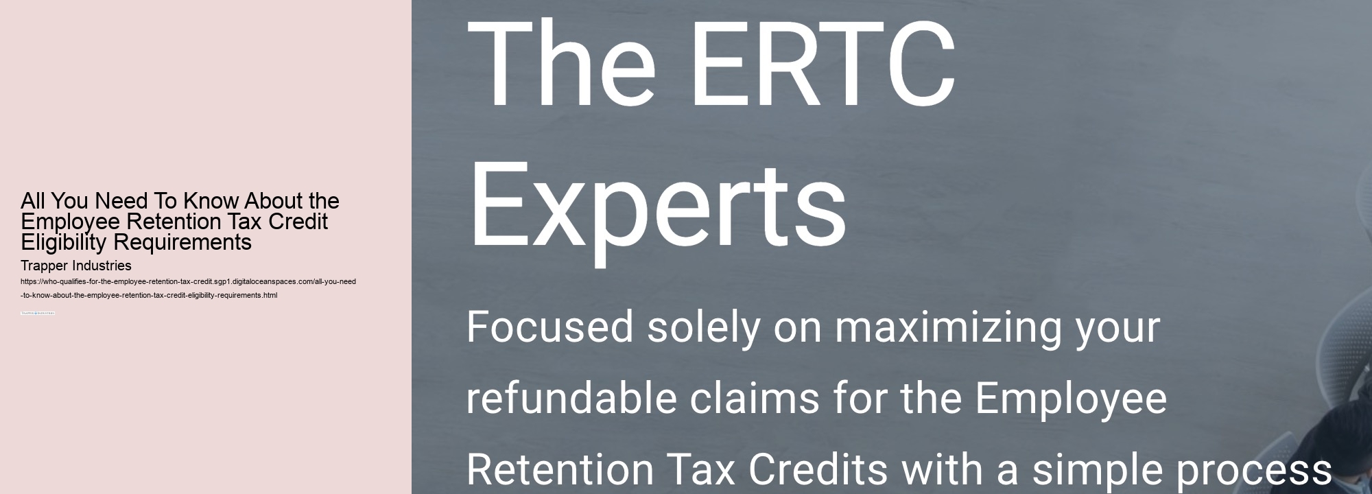 All You Need To Know About the Employee Retention Tax Credit Eligibility Requirements 