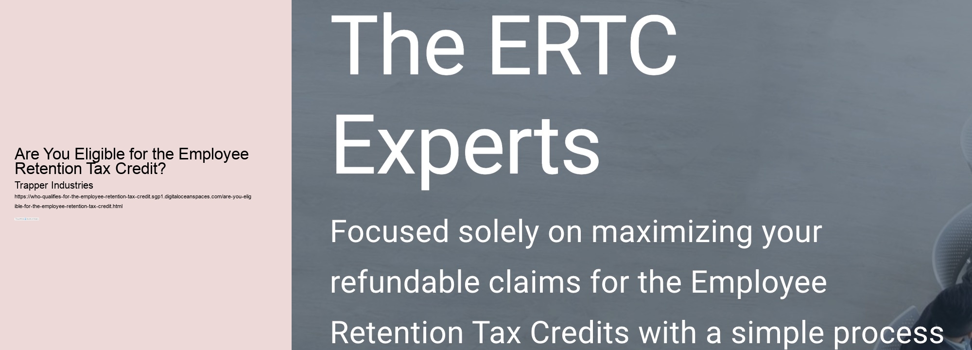 Are You Eligible for the Employee Retention Tax Credit? 