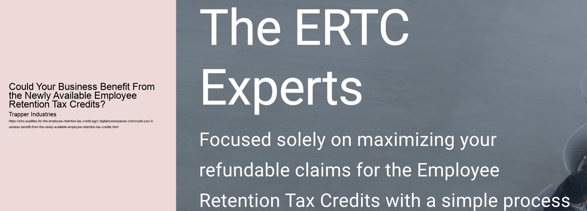 Could Your Business Benefit From the Newly Available Employee Retention Tax Credits? 