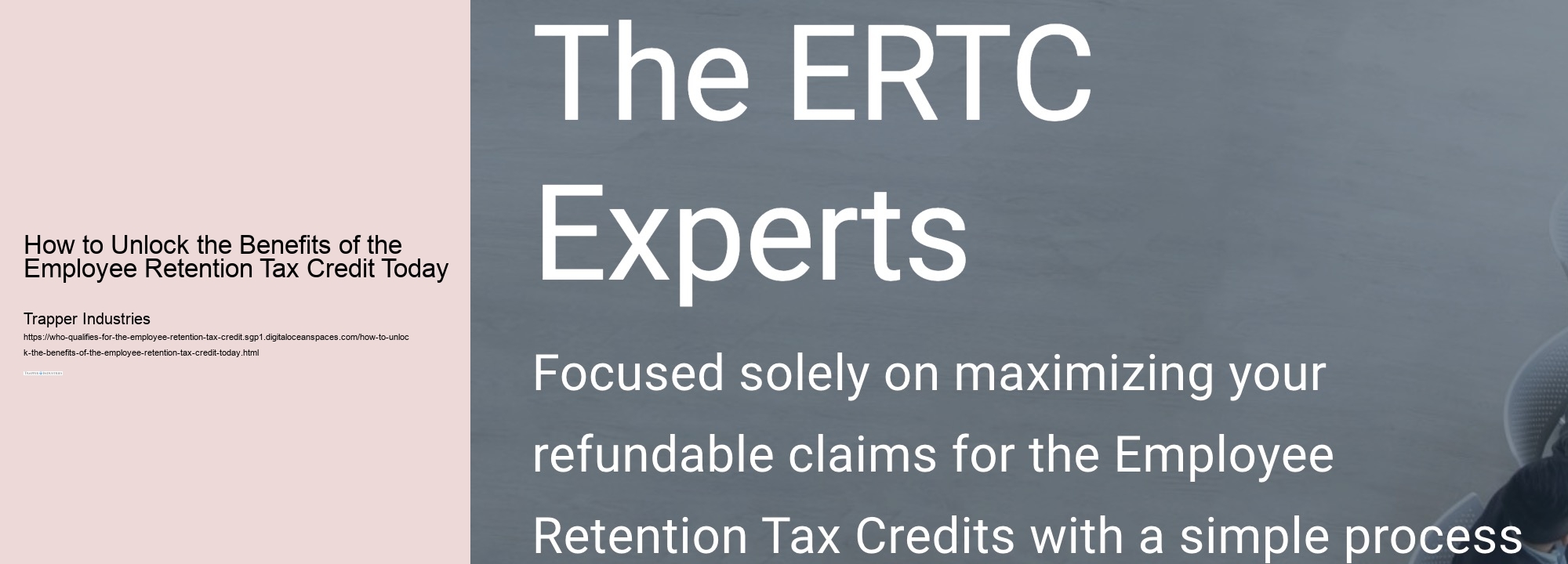 How to Unlock the Benefits of the Employee Retention Tax Credit Today 